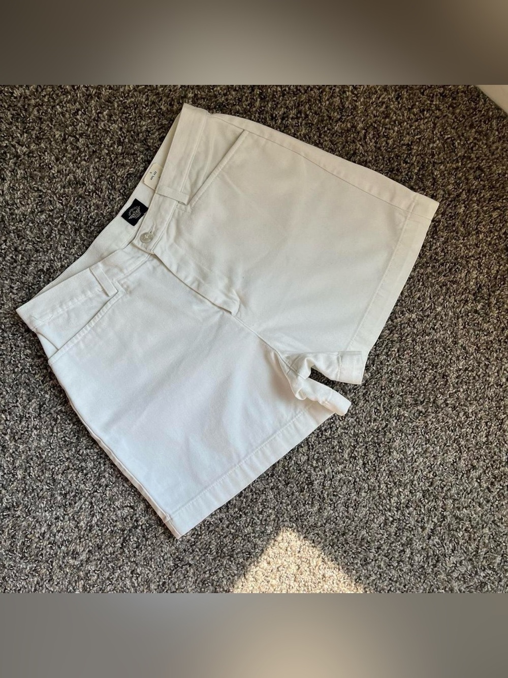 Vintage 90s Dockers White High-Rise Cotton Blend Women’s Shorts